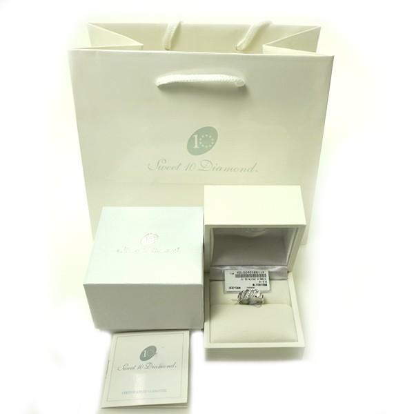 スイート10ダイヤモンド Sweet 10 Diamond K18WG ダイヤモンド リング   0.10ct 　WRD1R022W   【正規保証書付き】<の画像