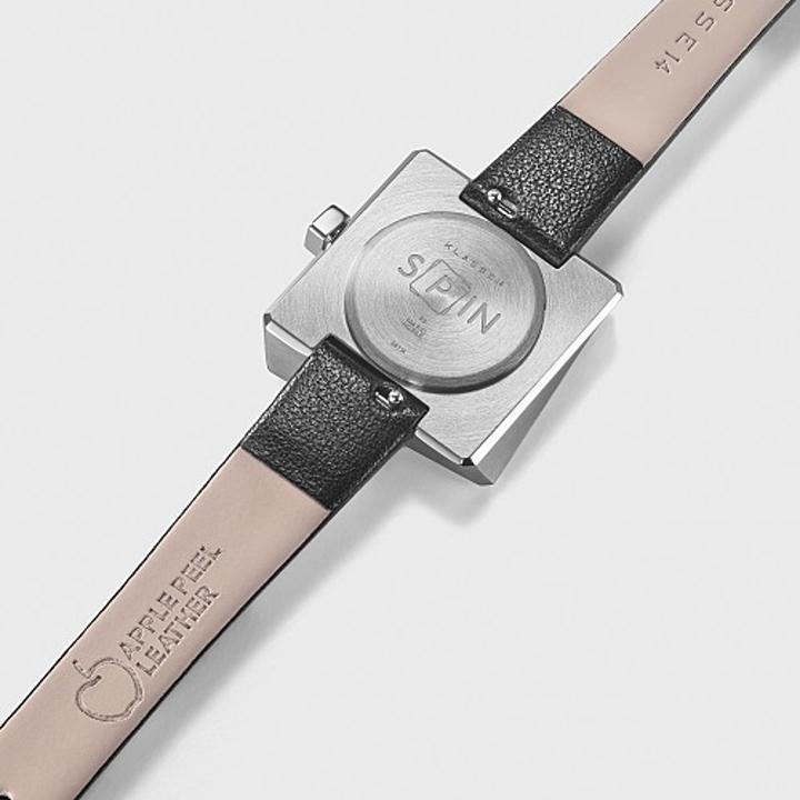 クラス14　Klasse14 腕時計　WSN21SR004W　25.5mm Spin Silver Black Marble アップルスキンレザーストラップ【正規輸入品】｜yosii-bungu｜04