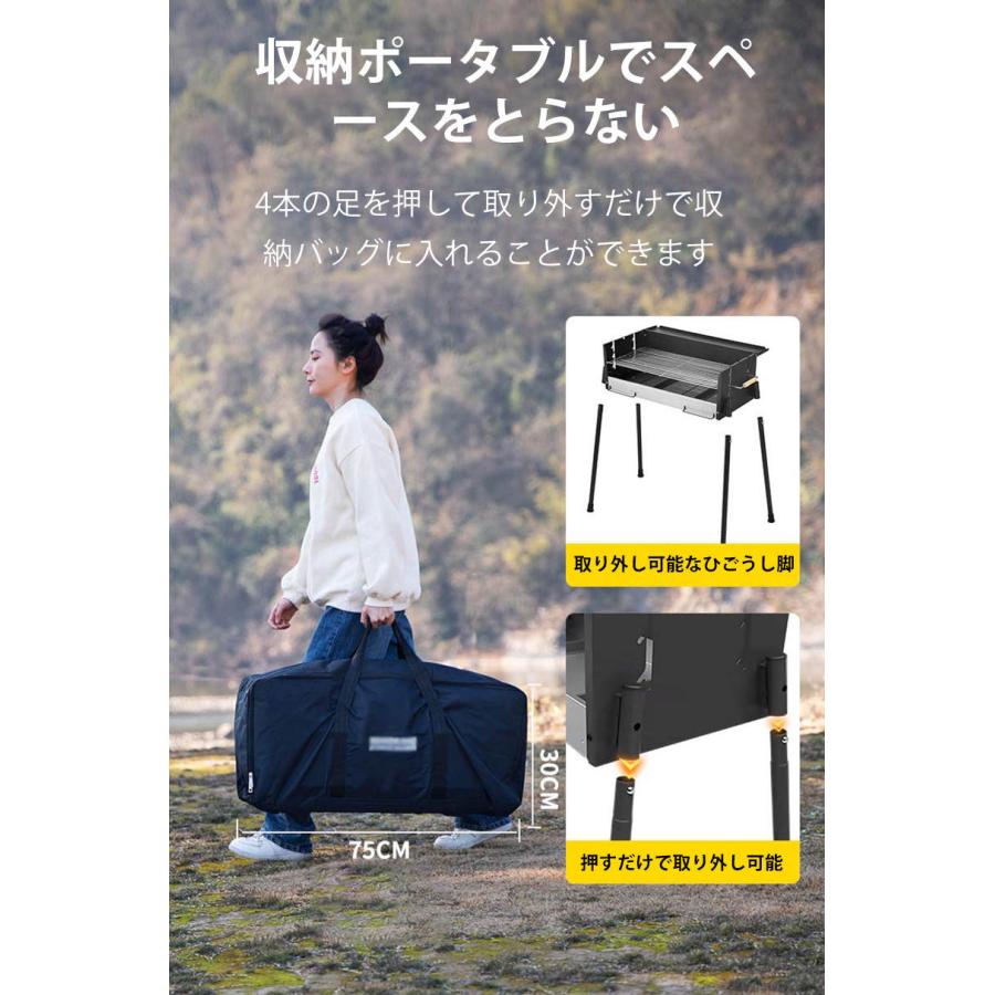 収納付き バーベキューコンロ バーベキューグリル 卓上 ドラム缶 BBQ
