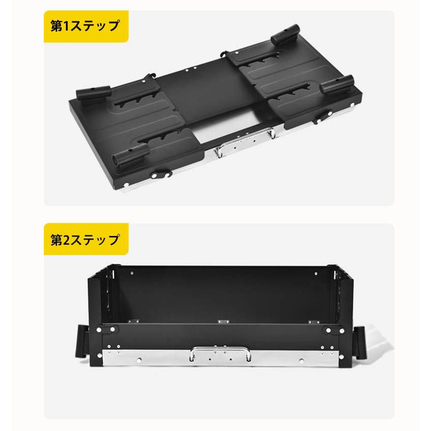 収納付き バーベキューコンロ バーベキューグリル 卓上 ドラム缶 BBQ