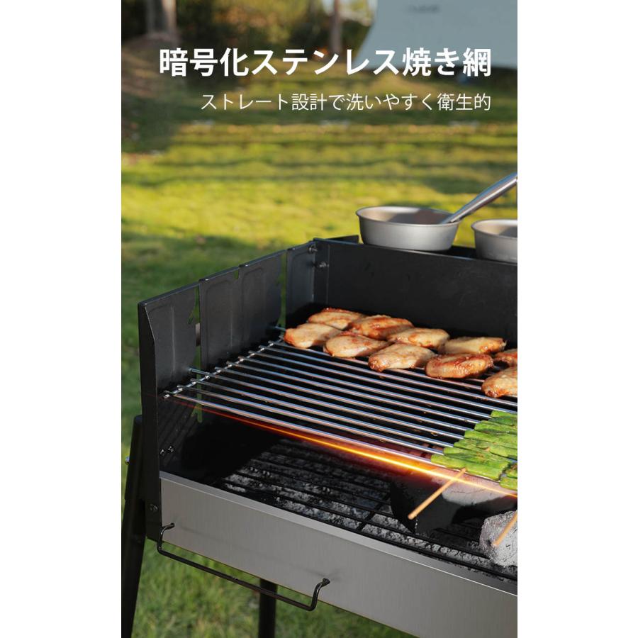 収納付き バーベキューコンロ バーベキューグリル 卓上 ドラム缶 BBQ
