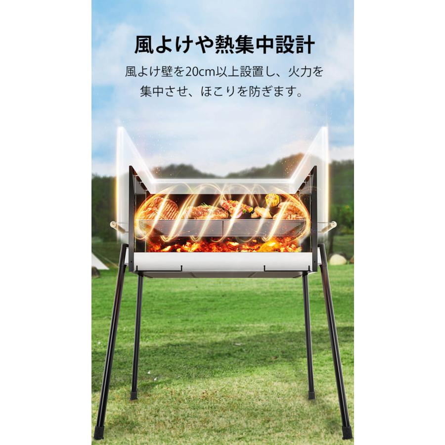 収納付き バーベキューコンロ バーベキューグリル 卓上 ドラム缶 BBQ