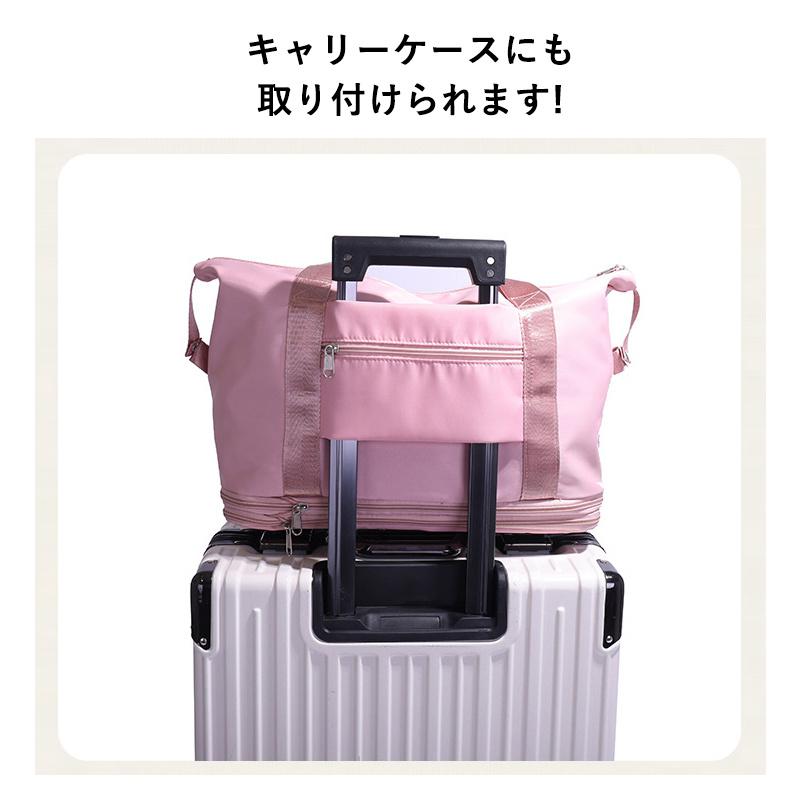 ボストンバッグ キャスター 付き 拡張40L 60L 80L 旅行バッグ 軽量