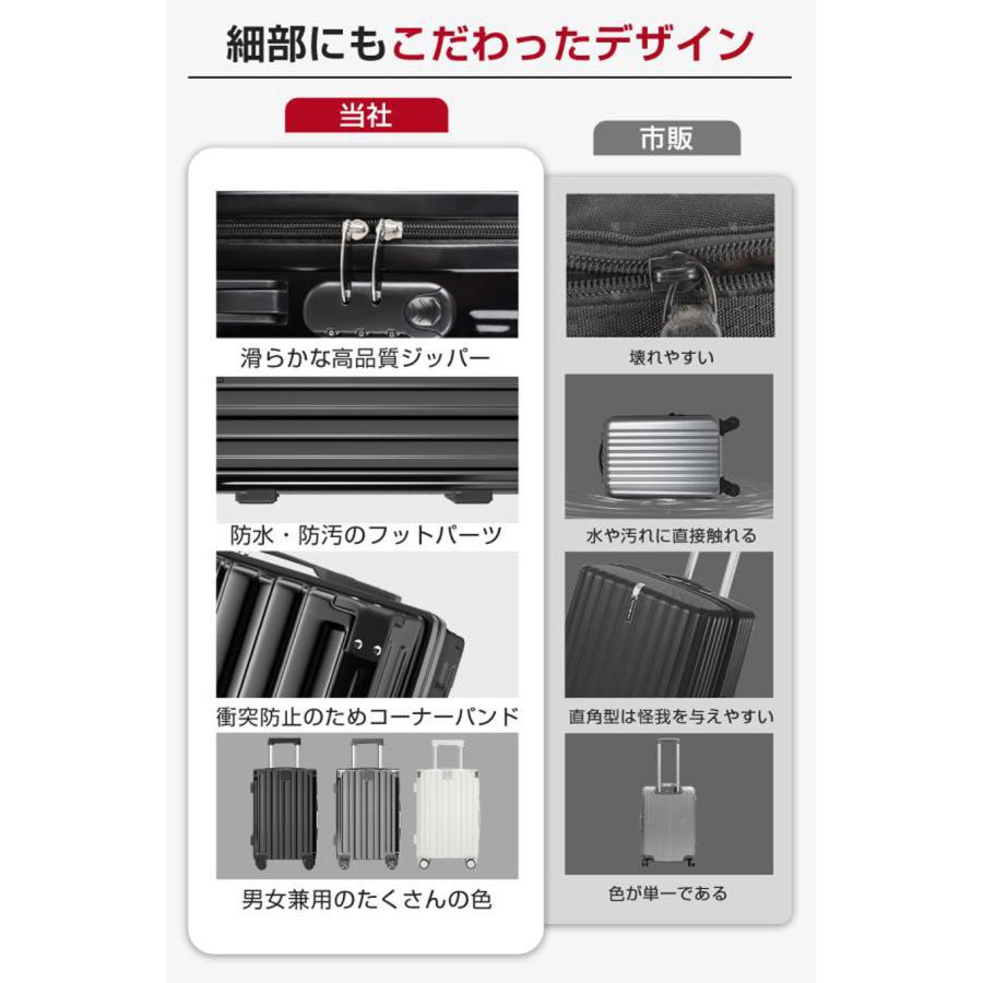 超軽量 スーツケース 機内持ち込み Sサイズ 41L かわいい キャリーバッグ ファスナータイプ おしゃれ 大容量 ハードタイプの画像