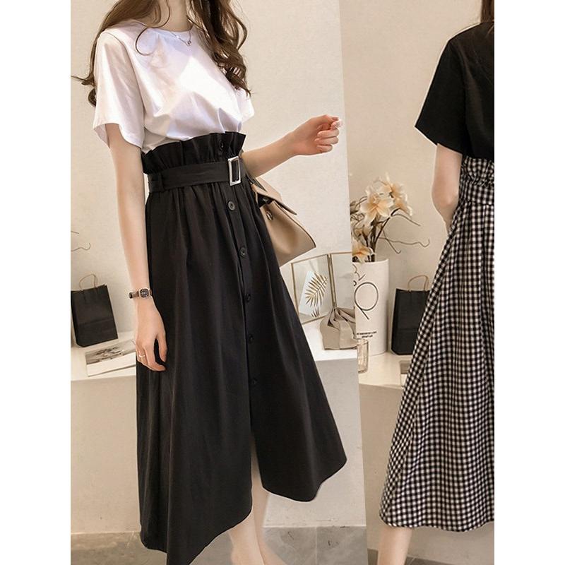 Familiar　Tシャツ&スカート　2点セット　100　美品 Familiar Tシャツ&スカート 2点セット 100 美品 Tシャツ