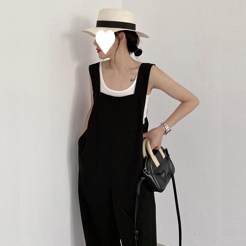 大人カジュアルノースリーブサロペット ロンパース オールインワン