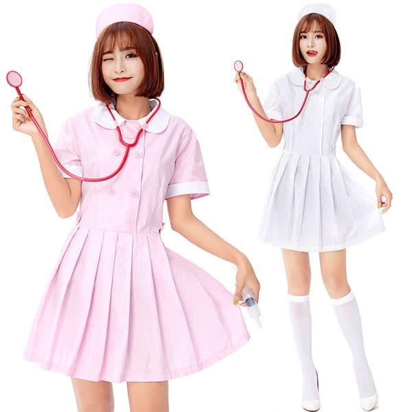 ハロウイン 仮装 看護婦 ナース コスプレ ナース服 制服 セクシー 看護士 コスプレ衣装 看護師 3点セット 癒し コスチューム 女性用 ...