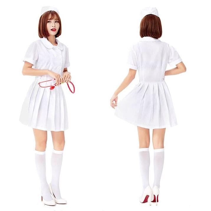 ハロウイン 仮装 看護婦 ナース コスプレ ナース服 制服 セクシー 看護士 コスプレ衣装 看護師 3点セット 癒し コスチューム 女性用 ...