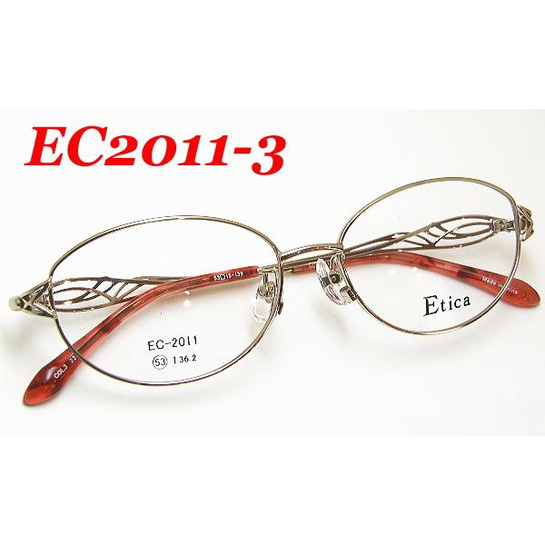 エチカ メガネフレーム Etica EC2011 COL-3 SIZE-53 レディース｜yosimura｜04