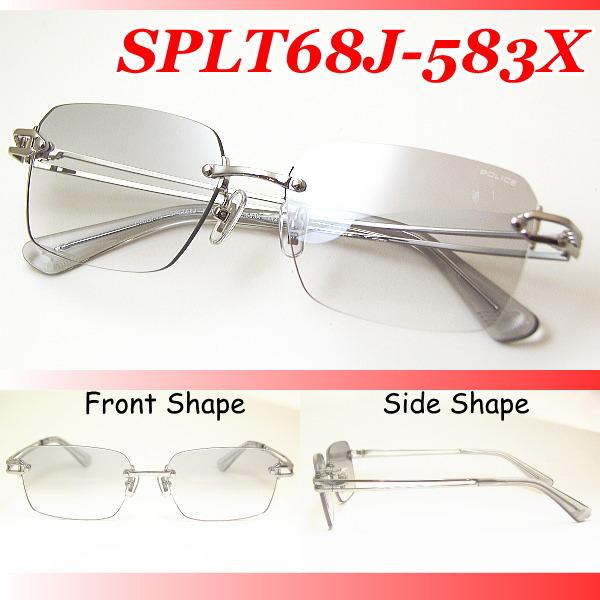 POLICE（ポリス） サングラス POLICE SPLT68J COL-583X メンズ : 宝石