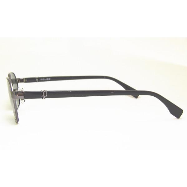 POLICE ポリス SPLT74J-568P サングラス 偏光レンズ Shiny Gunl メンズ・レディース  ステンレス×アセテート フルリム splt-74j POLICE（ポリス） サングラス POLICE SPLT74J COL-568P 偏光 メンズ