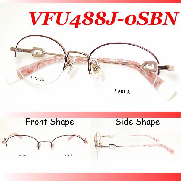 FURLA フルラ メガネフレーム VFU488J COL-0SBN SIZE-49