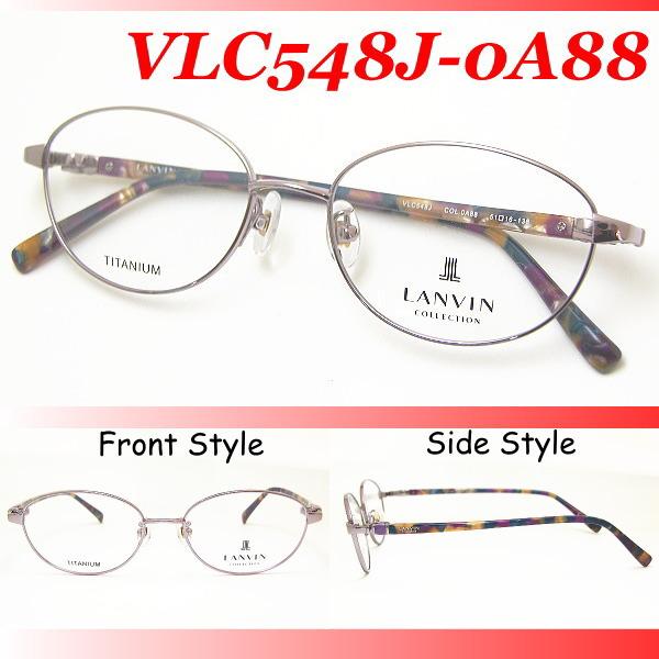 LANVIN COLLECTION ランバンコレクション メガネフレーム VLC548J COL 