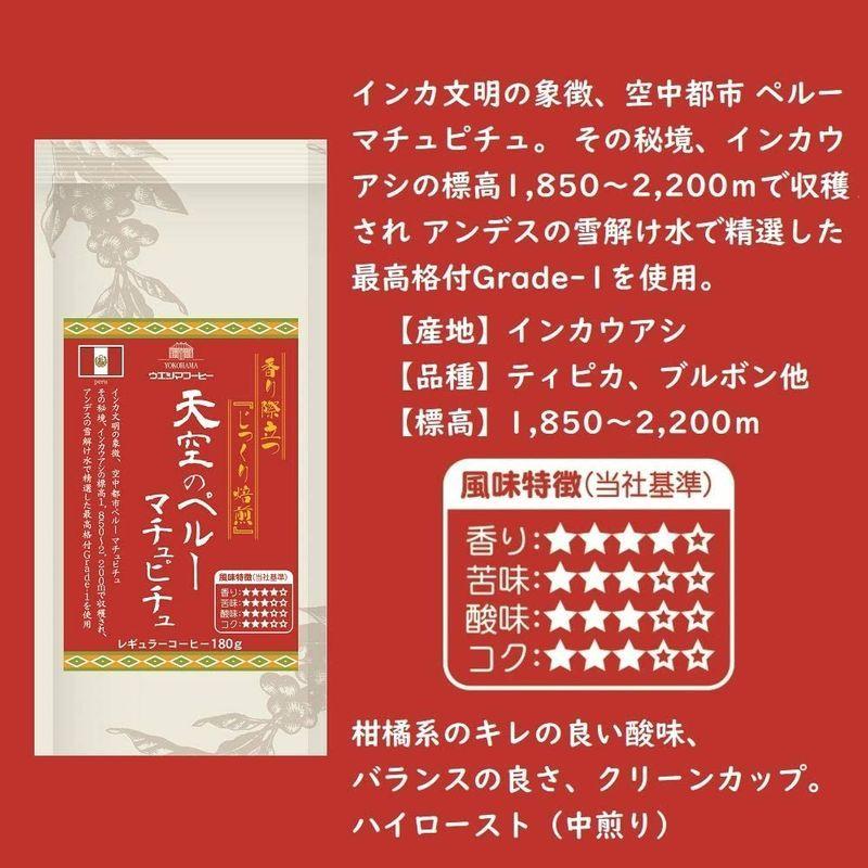 最大94 オフ ウエシマコーヒー 天空のペルー マチュピチュ １８０ｇ 粉 袋 １セット ３袋 Materialworldblog Com