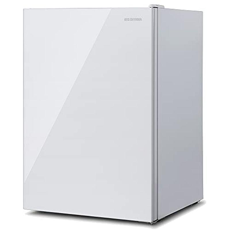 限定価格セール アイリスオーヤマ 冷凍庫 85l 小型 右開き 温度調節5段階 静音 ガラス