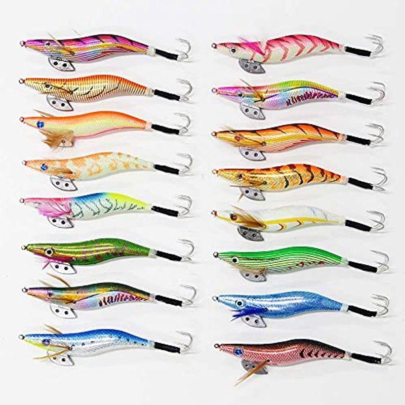 メール便なら送料無料 釣具 エギング 仕掛け 3 5号 蛸 タコ 釣り エギ 16色柄 16本セット 0takoegi35h16bc 楽天カード分割 Fsl Gabon Com