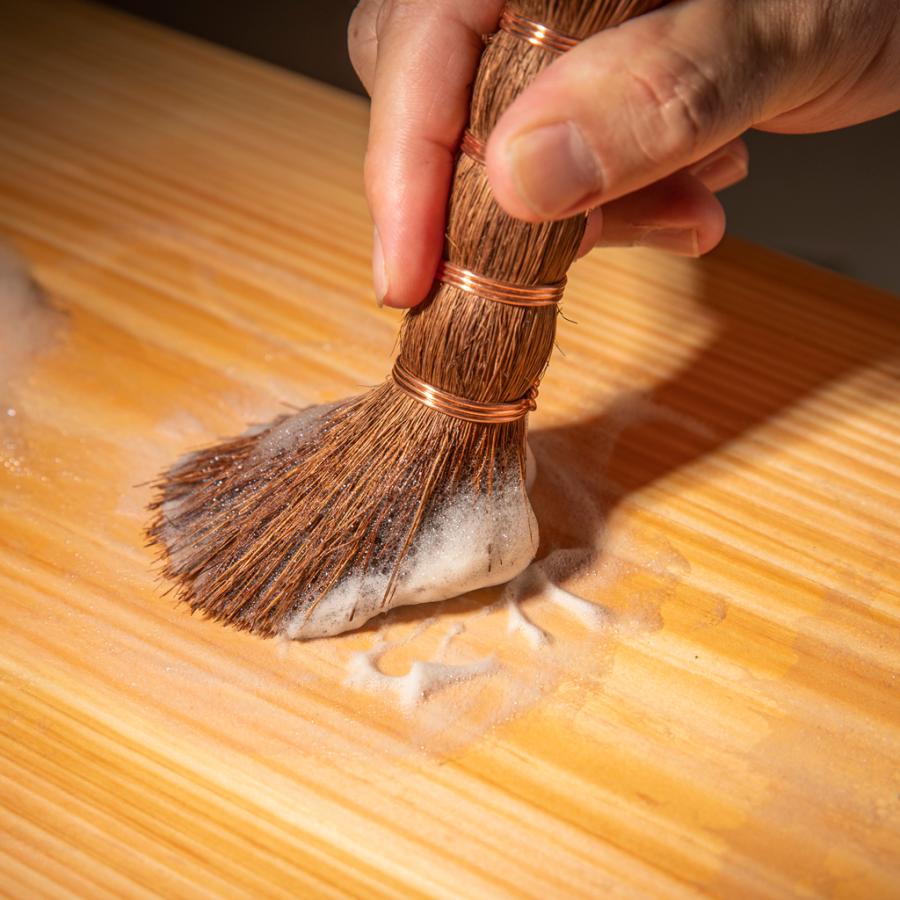 棕櫚 キッチン ブラシ ブラシ 汚れ落とし 台所 和歌山 伝統工芸 掃除 日本製｜yosizen-gift｜02