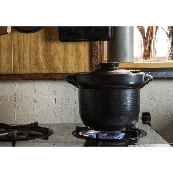 土鍋 炊飯 信楽焼 いっぺん食べとくれ4合炊き 炊飯土鍋直火専用日本製