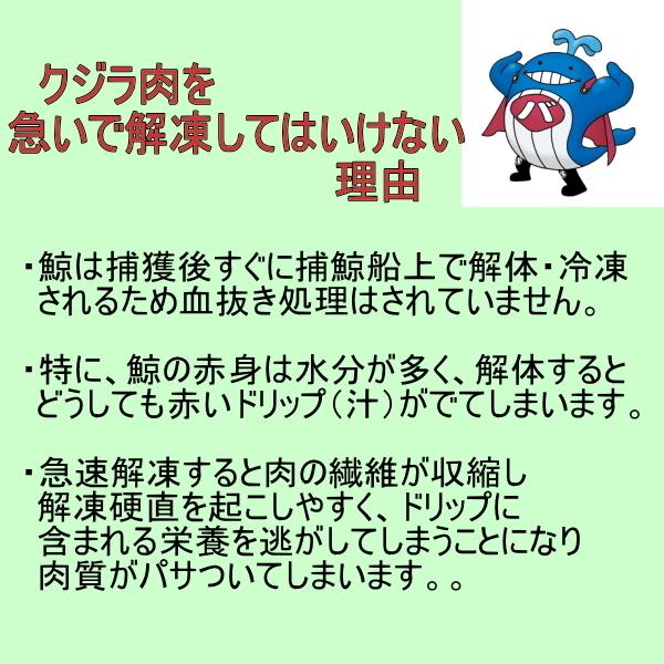 鯨　肉　「お刺身用鯨赤肉1級」　クジラ肉　赤身　鯨肉　くじら肉　鯨料理　赤肉　ステーキ　お刺身クジラ 　赤身｜yosizen｜06