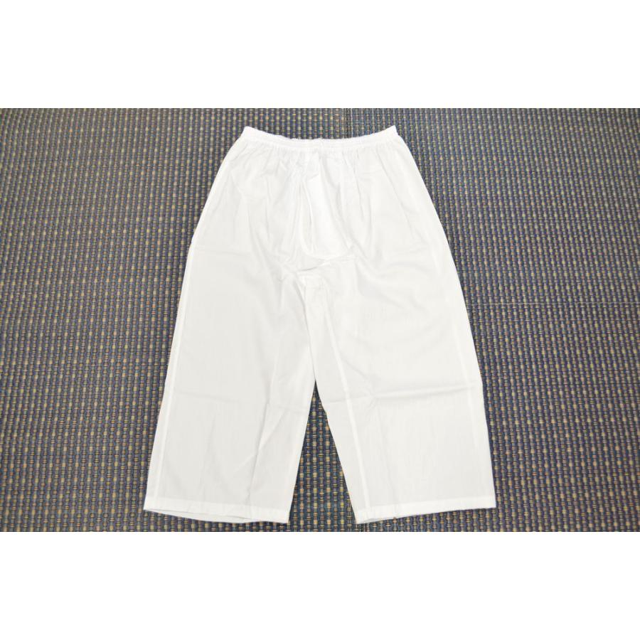 博多 山笠 祭り用品 ステテコ 七分丈 白 Lサイズ ダボパンツ yamakasa