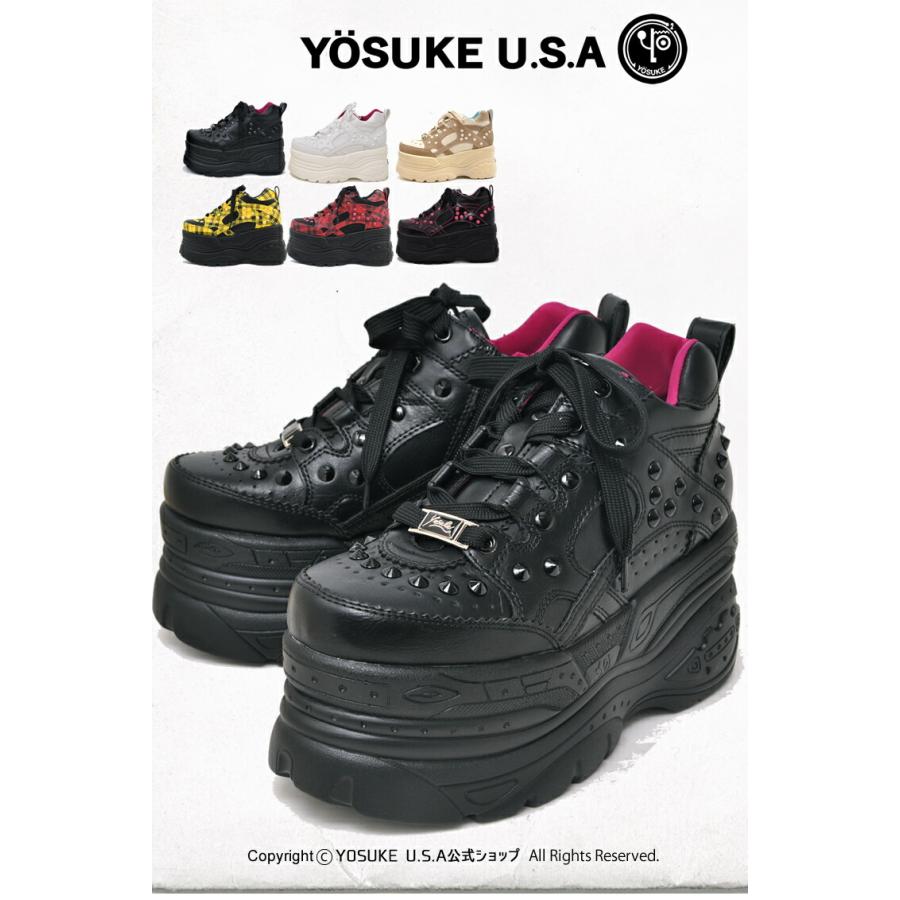 YOSUKE 公式SHOP特典キズ補修液付 / ヨースケ 厚底スニーカー