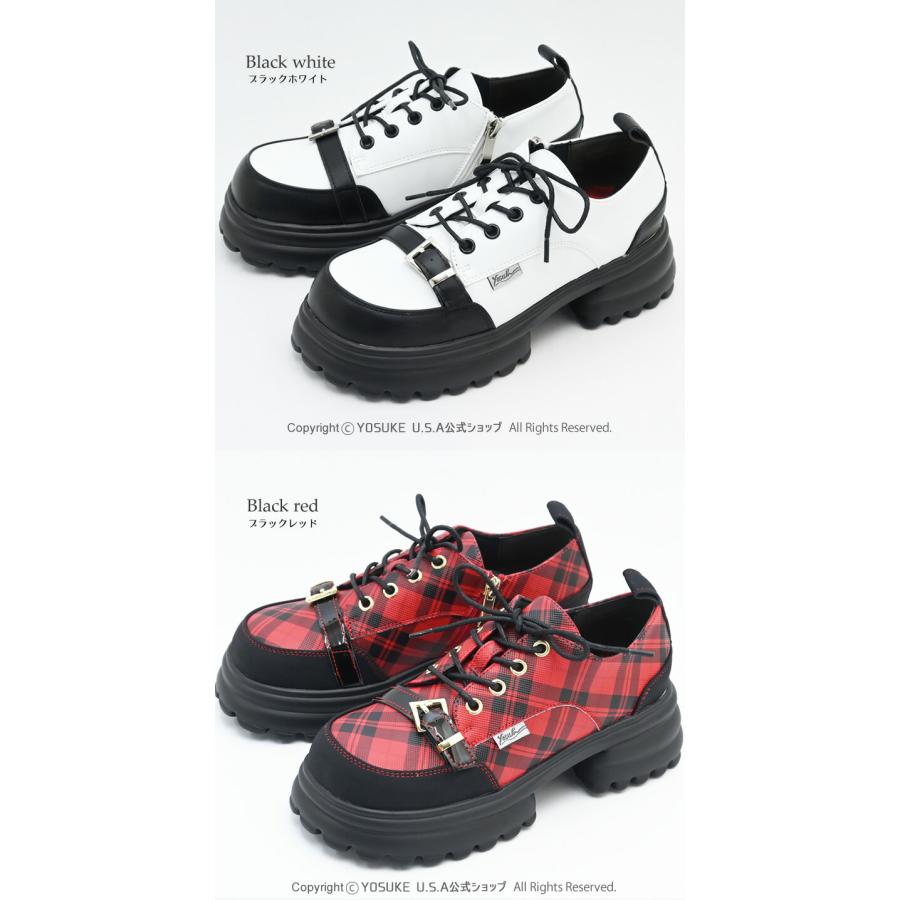 YOSUKE（ヨースケ） 厚底 レースアップシューズ 公式キズ補修液付