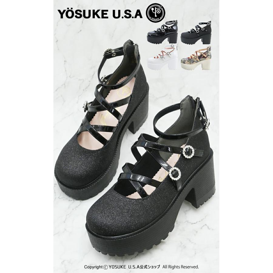 YOSUKE 公式 / ヨースケ 厚底パンプス ストラップシューズ YOSUKE 公式 / ヨースケ 厚底パンプス ストラップシューズ
