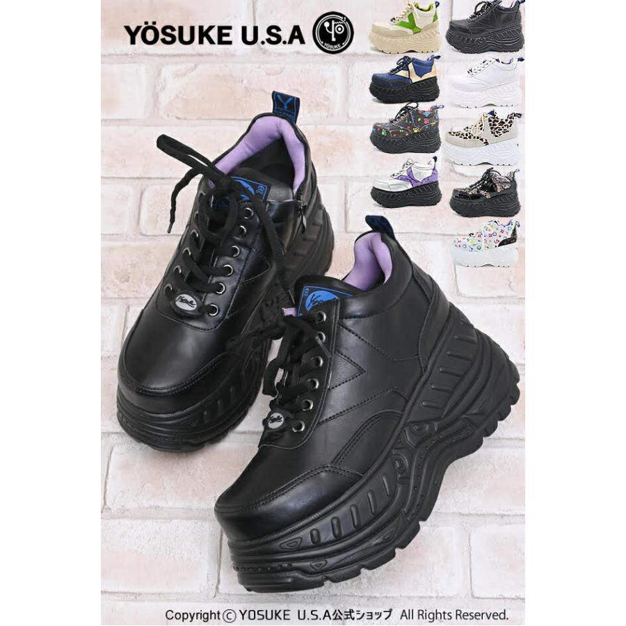 YOSUKE（ヨースケ） 厚底スニーカー 公式キズ補修液付 厚底シューズ