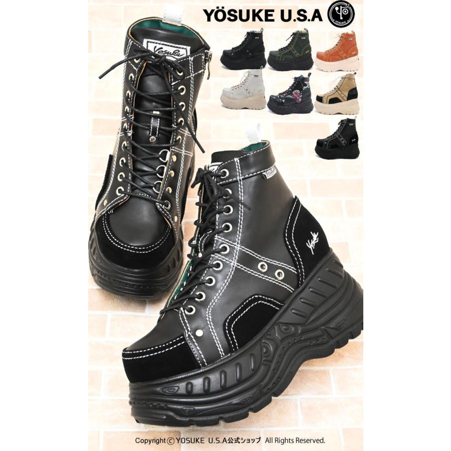 YOSUKE（ヨースケ） 厚底スニーカー 公式キズ補修液付 レディース