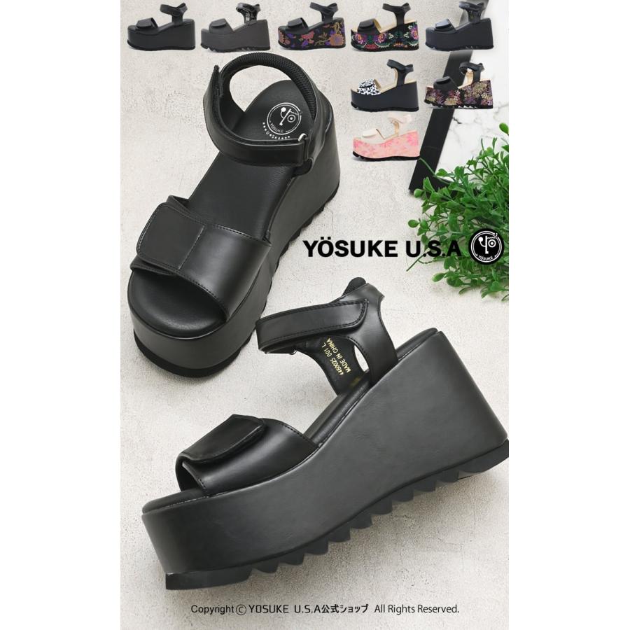 YOSUKE（ヨースケ） 厚底サンダル レディース 公式キズ補修液付