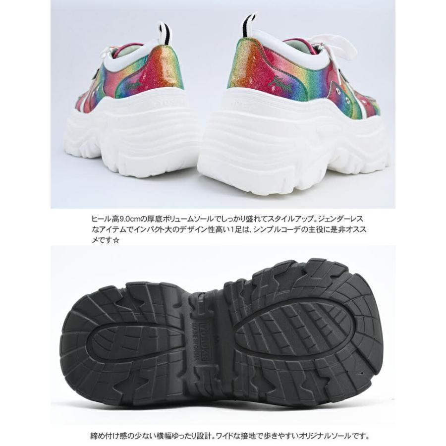 YOSUKE（ヨースケ） 厚底スニーカー 公式キズ補修液付 厚底シューズ