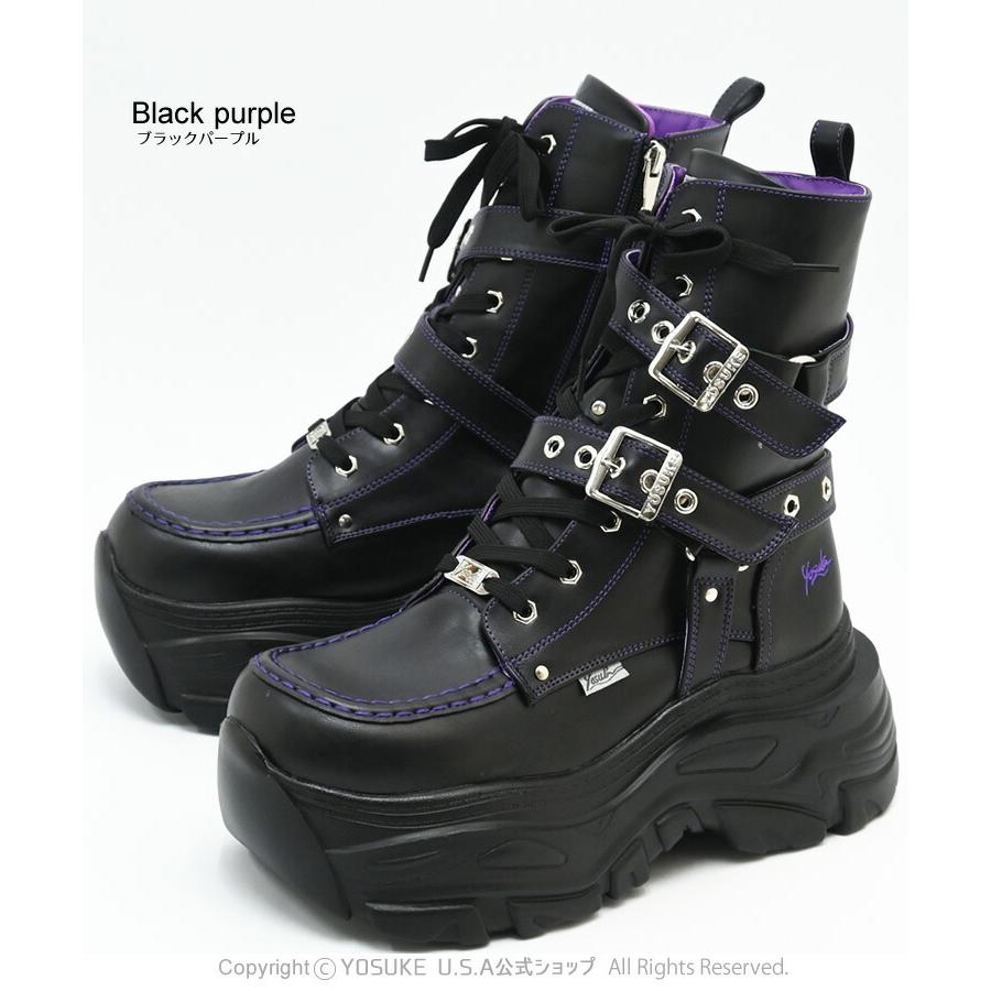 YOSUKE（ヨースケ） 厚底スニーカー メンズ ハイカット 厚底ブーツ 9cm