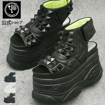 YOSUKE（ヨースケ） 厚底 ブーツサンダル レディース スタッズ 11cm 