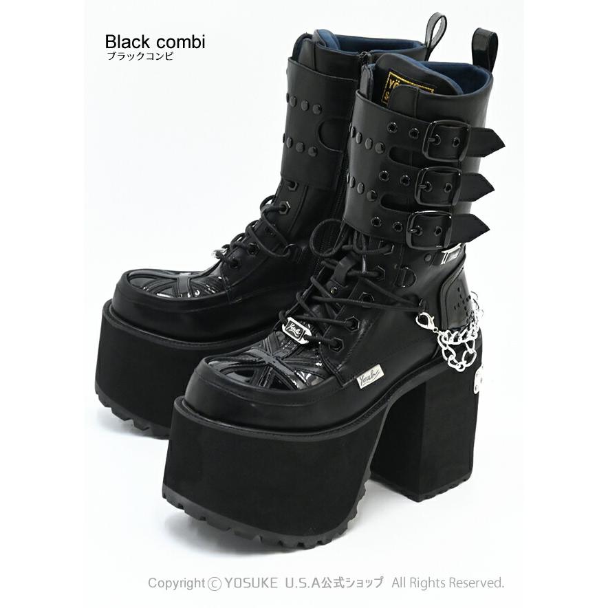 YOSUKE（ヨースケ） 厚底ブーツ レディース レースアップブーツ