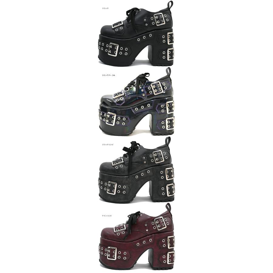 YOSUKE（ヨースケ） 直営SHOP限定 厚底 ブーツ ブラック レースアップ