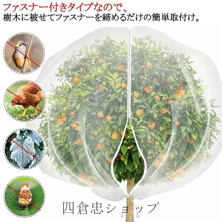 爆買 植物保護袋 ファスナー付き プランター 防虫ネット 防鳥ネット