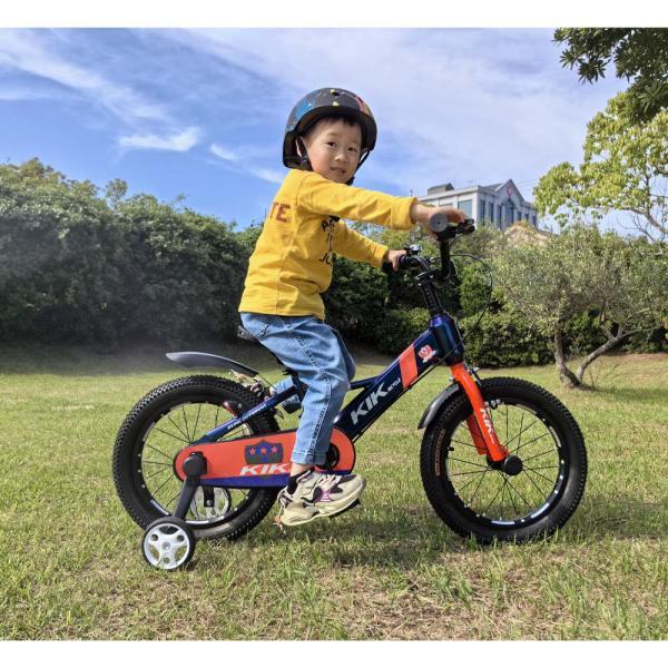 子供用自転車 16インチ 補助輪付き 幼児向け 自転車 スタンド?ベル?泥除け?プロテクター付き 誕生日プレゼント 男の子 女の子 ピンク?ブルー選択可_10