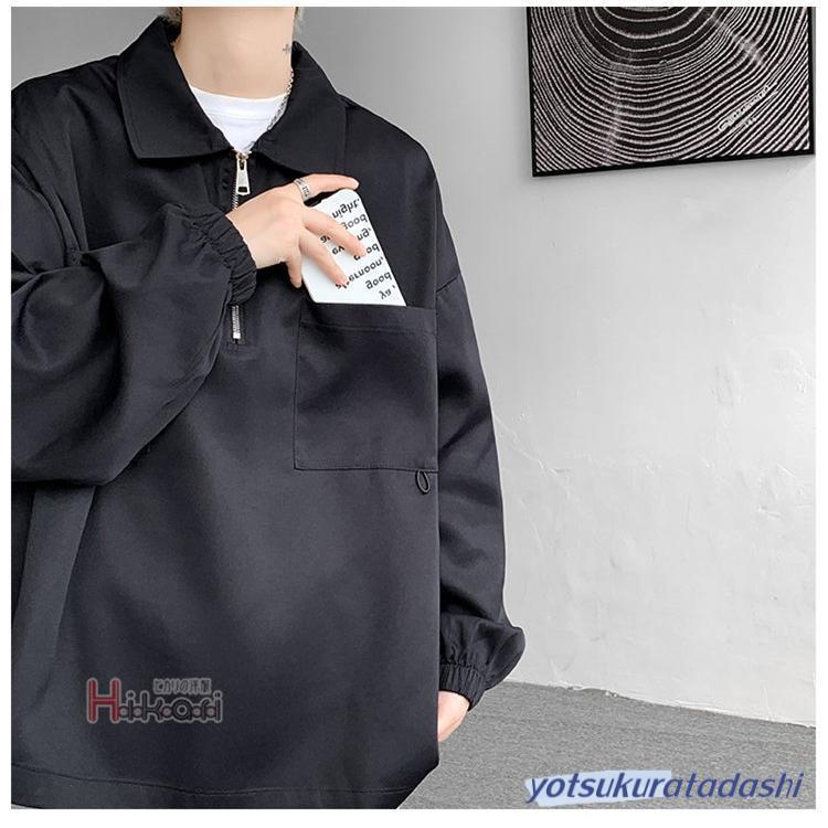 ジップアップ シャツ メンズ 長袖 プルオーバーシャツ ジップ ジップアップ シャツ メンズ 長袖 プルオーバーシャツ ジップ
