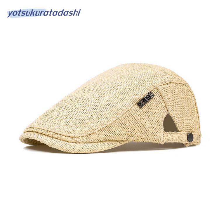 ハンチング メンズ 麦わら リゾート帽子 ハンチング帽 麦わら