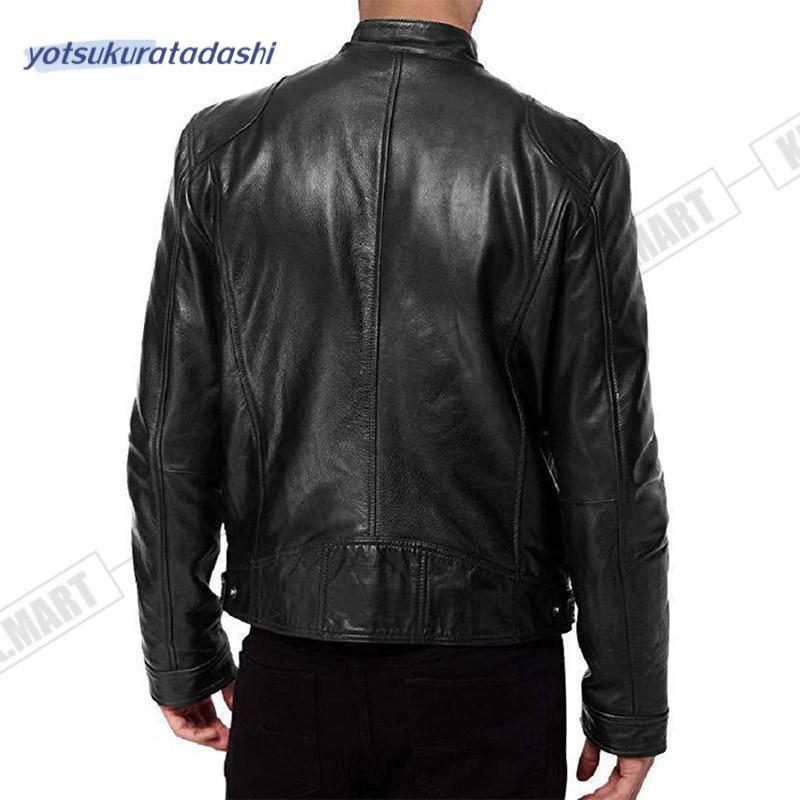レザージャケット 革ジャン メンズ ブルゾン アウターバイク