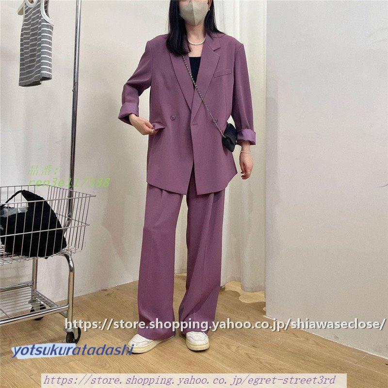 セットアップ レディース 春秋 パンツスーツ パンツセットアップ