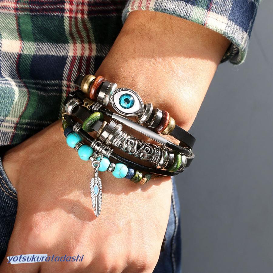 爆買 ブレスレット メンズ アクセサリー ターコイズ トルコ石 カッコ