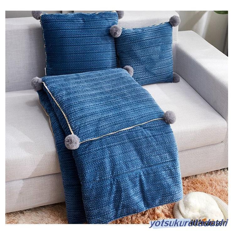 ブランケット クッション 枕 2WAY 収納できる 毛布 折りたたみ ブランケット クッション 枕 2WAY 収納できる 毛布 折りたたみ