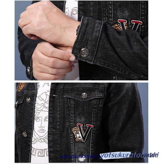 デニムジャケット 刺繍ジャケット メンズ セットアップ ジャージ デニムジャケット 刺繍ジャケット メンズ セットアップ ジャージ