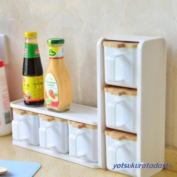 爆買 調味料入れ 調味料容器 ストッカー 収納ケース キッチン収納 調味