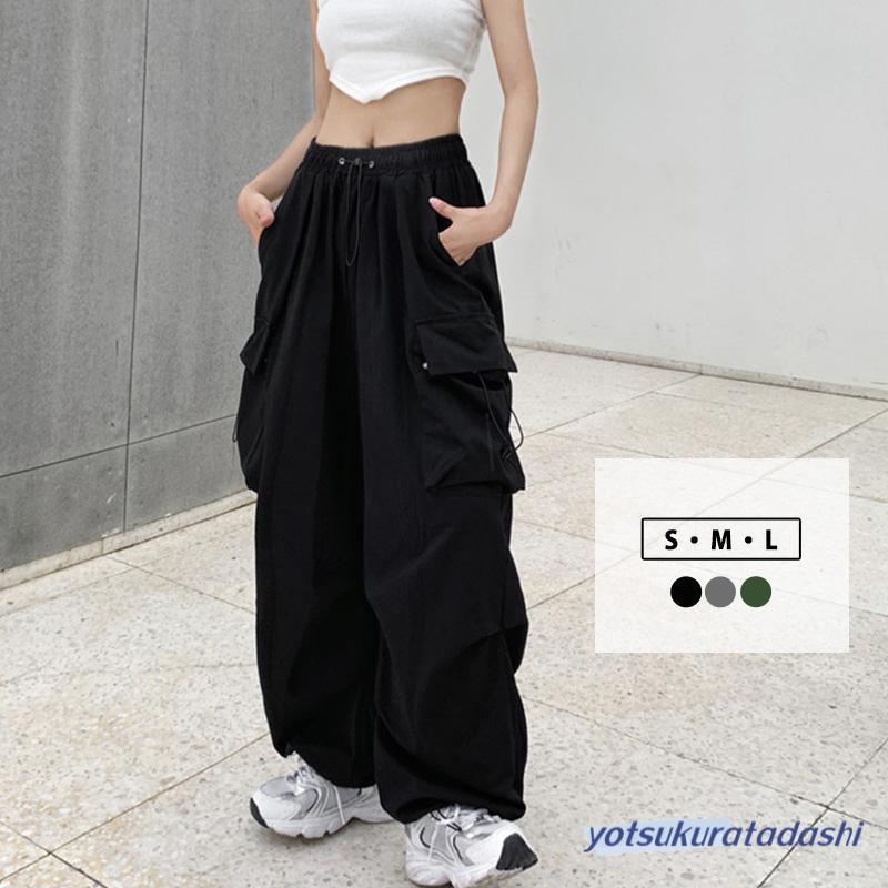 爆買 カーゴパンツ レディース ゆったり ワイド ルーズ ズボン
