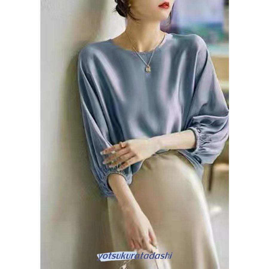 Theoryネイビーブルゾンサテン素材 光沢 春夏ドルマンスリーブ 美品セオリー Theoryネイビーブルゾンサテン素材 光沢 春夏ドルマンスリーブ