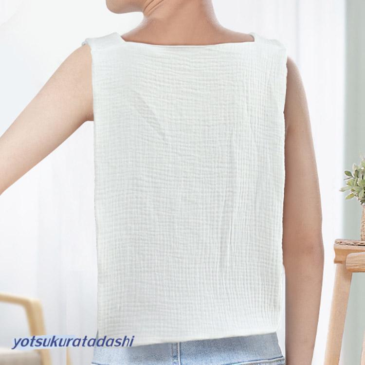 メンズ 汗取りインナー サッと脱げる！サイドオープン 3枚セット コットン 肌着 レディース 子供 大人 汗取りパッド サッと脱げる！サイドオープン | ブランド登録なし | 04