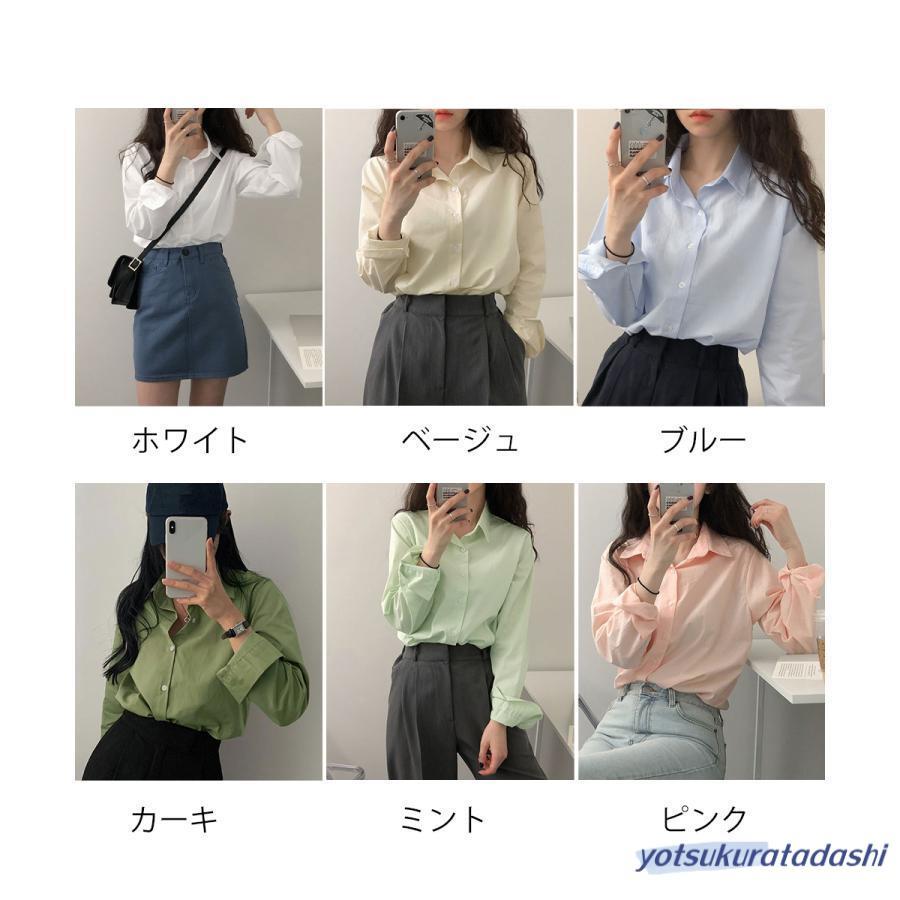 薄手シャツブラウス長袖レディース襟シャツ : 四倉忠ショップ