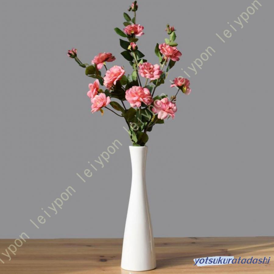 爆買 フラワーベース 陶器 おしゃれ 大きめ 花器 円柱 ドライフラワー